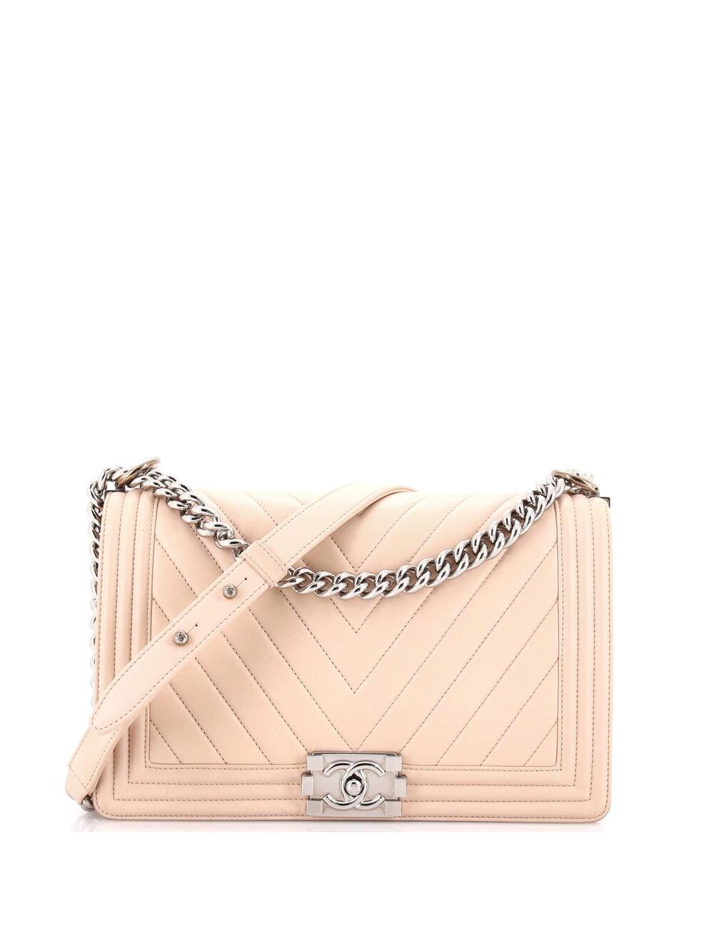 Chanel Boy Flap Bag Chevron Calfskin #296819C37B